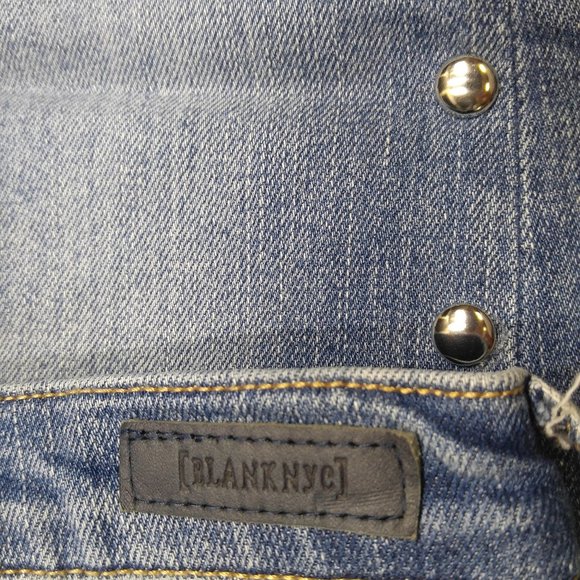 BlankNYC Bond Skinny Jeans 24 Studded Stretch C176 - Picture 8 of 8